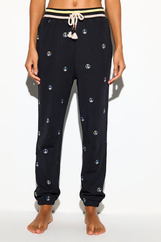 Peace Emblem Hudson Sweatpant