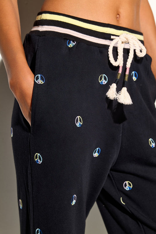 Peace Emblem Hudson Sweatpant