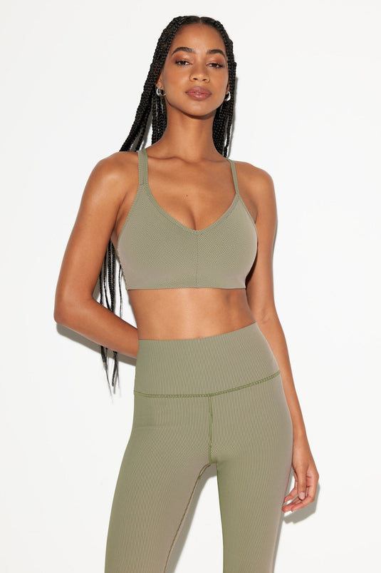 Mercury 2-Tone Longline Bra