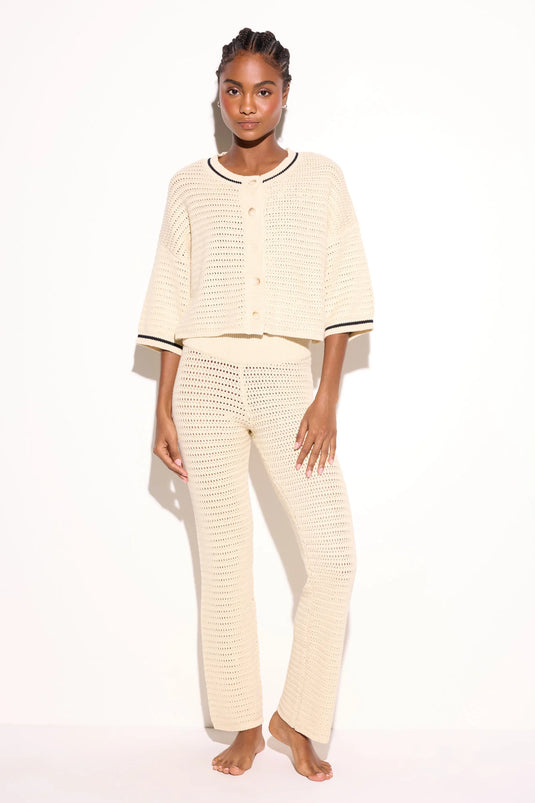 Daphnie S/S Crochet Cardigan