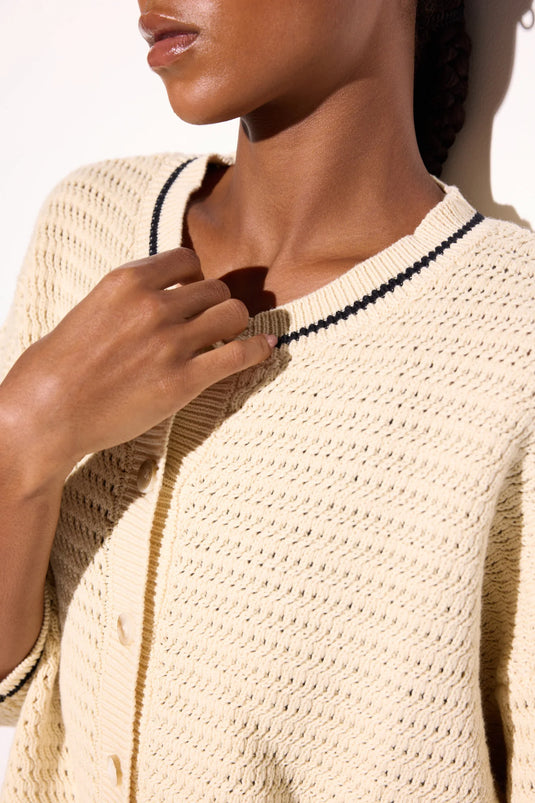 Daphnie S/S Crochet Cardigan