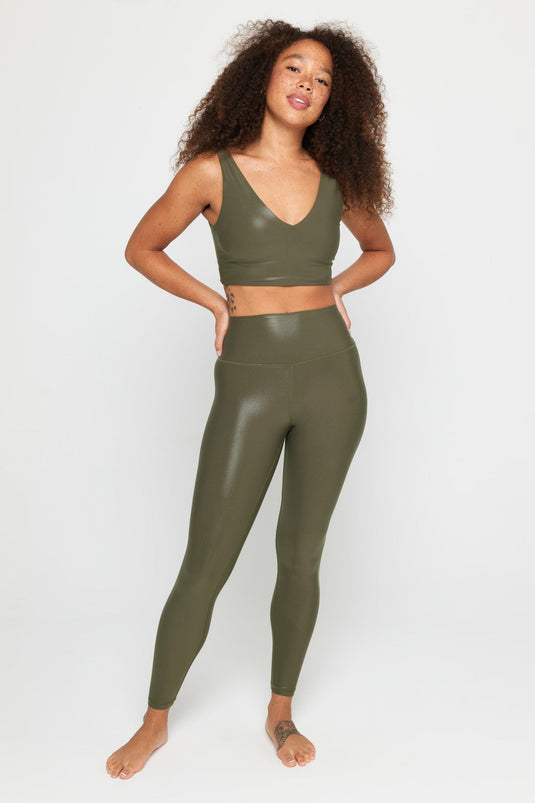 Harlow High Gloss Crop Tank