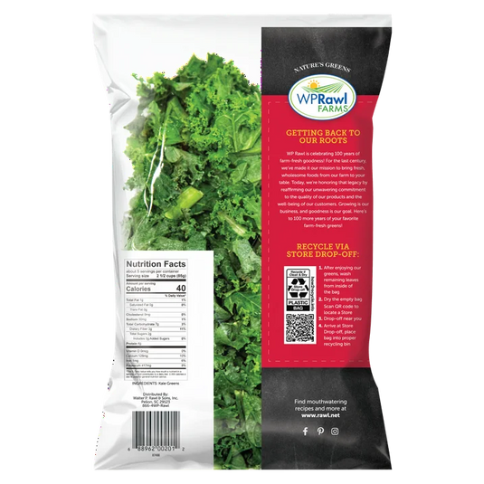 Fresh Green Kale, 1 lb, Bag