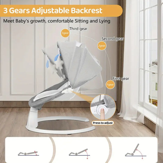 BABY Baby Swing Chair & Rocking Chair with Swing Timer