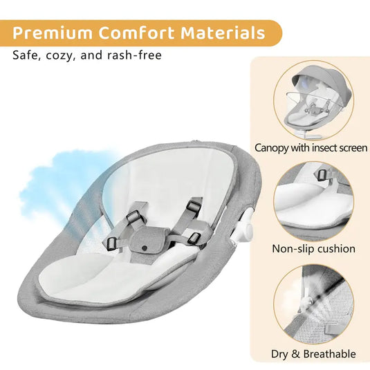 BABY Baby Swing Chair & Rocking Chair with Swing Timer